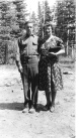 Kenneth, Elsie Keyes at Civil Conservation Corp camp in the late 1930s